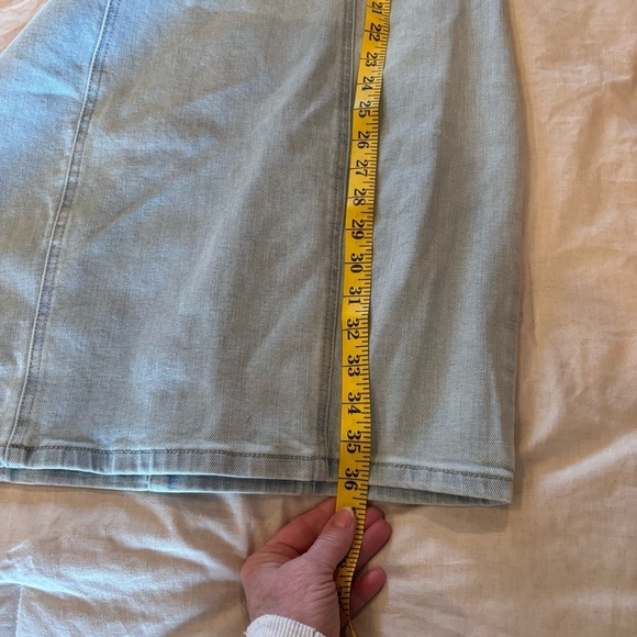 NWT GUESS Aida Sleeveless V-Neck Seamed Denim Dress,High Surf,XL,Cowgirl Western - Picture 16 of 16